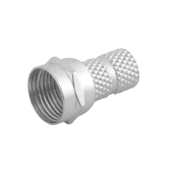 Set 100 Plug Para Enroscar Fulgore Para Cable Coaxial Rg59 (FU0627)