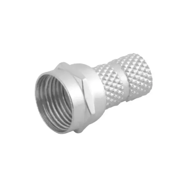 Set 100 Plug Para Enroscar Fulgore Para Cable Coaxial Rg6 (FU0628)