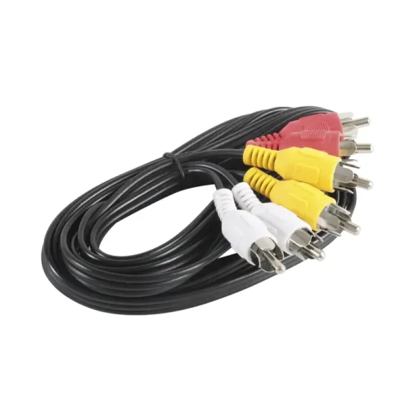 Cable Auxiliar De Audio Y Video 1.8 M Fulgore Resistente (FU0643)