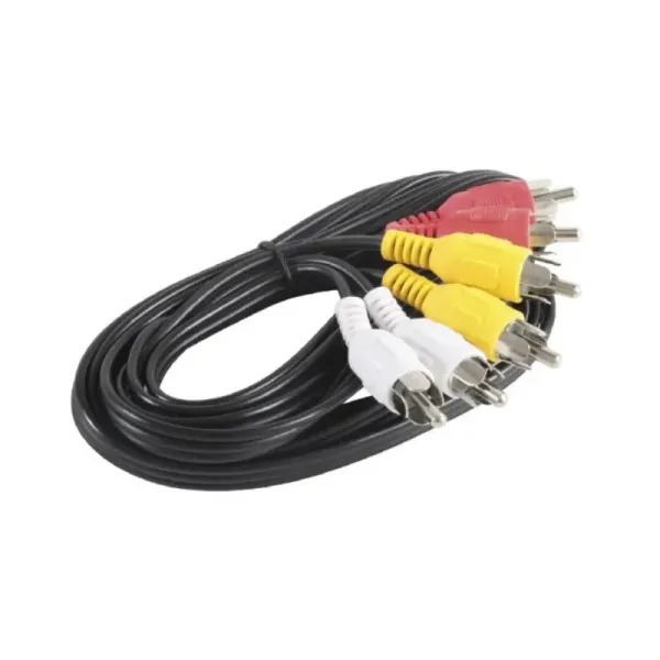 Cable Auxiliar De Audio Y Video 2.75 M Fulgore Resistente (FU0644)