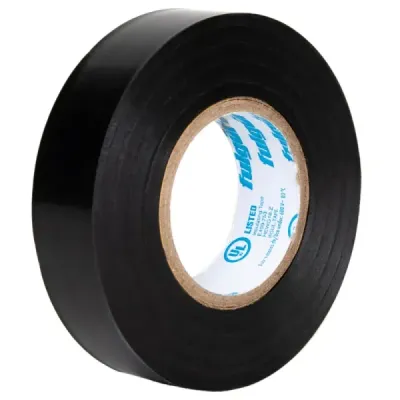 Cinta De Aislar Negra 18 Metros Fulgore 19 Mm X 0.18 Mm