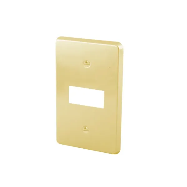 Tapa De Aluminio De 1 Ventana Fulgore Línea Italiana (FU0763)