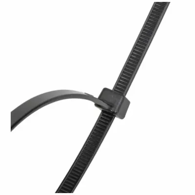 25 Amarres Cinchos Plásticos 46 Cm Fulgore Negros 23 Kg