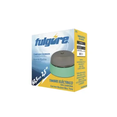 Timbre Doméstico Tipo Campana 2.1/2' Fulgore Base Cromada
