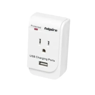 2 Multitomas Con Usb Y Contacto Fulgore Para La Pared