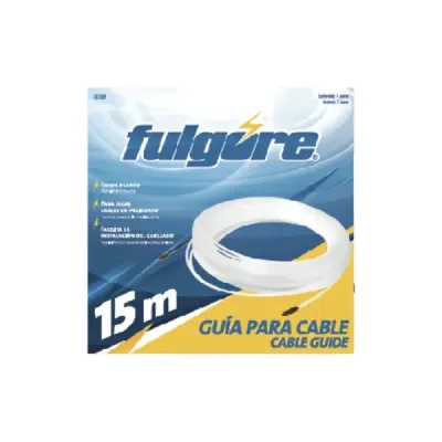 Guía Nylon Para Cableado 15 M Fulgore Con Puntas De Latón