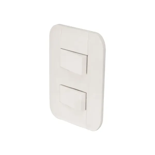 Interruptor Switch 2 Ventanas 3 Vías Fulgore Línea Clásica (FU1449)