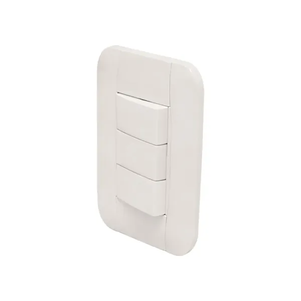 Interruptor Switch 3 Ventanas Fulgore Línea Clásica (FU1451)