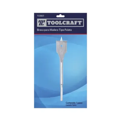 Broca Para Madera Tipo Espada 1/4' Toolcraft Zanco 1/4'