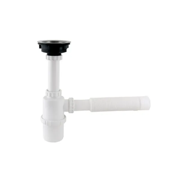 Sifón Botella Canastilla De 1.1/2' Yarden Para Lavaplatos (YD0067)