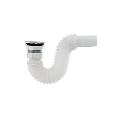 Sifón Flexible Tipo P De 1.1/2' Yarden Para Lavaplatos