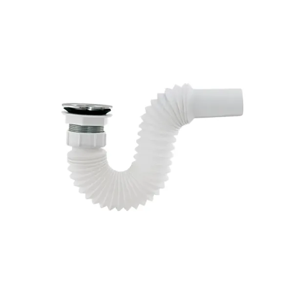 Sifón Flexible Tipo P De 1.1/2' Yarden Para Lavaplatos (YD0070)