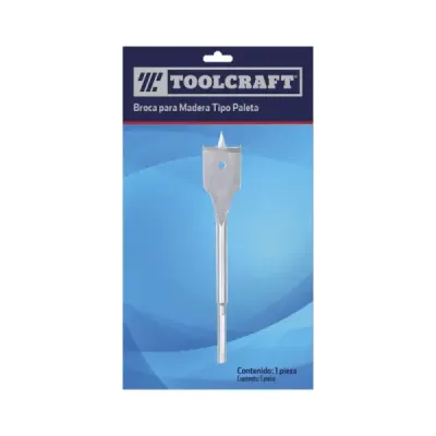 Broca Para Madera Tipo Espada 1' Toolcraft Zanco 1/4'