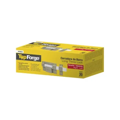 Cerradura De Seguridad Barra Fija Topforge Cilindro Exterior