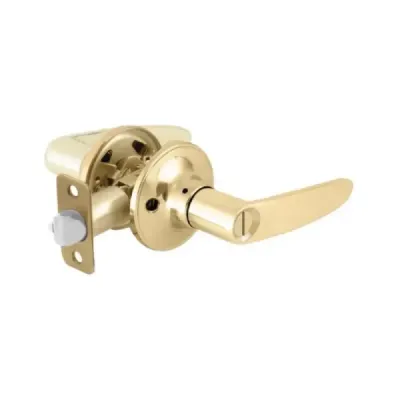 Chapa Para Baño De Manija Recta Topforge Latón Brillante