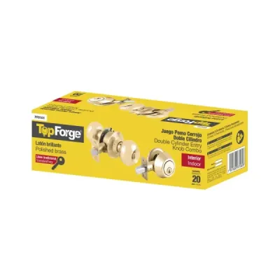 Juego De Cerraduras Llave-llave Topforge Latón Brillante