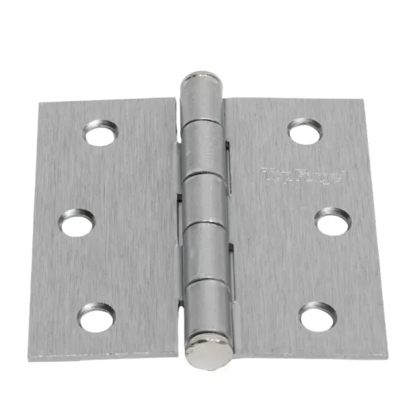 10 Bisagras Cuadradas 2.1/2' Topforge En Cromo Mate (PF0115)