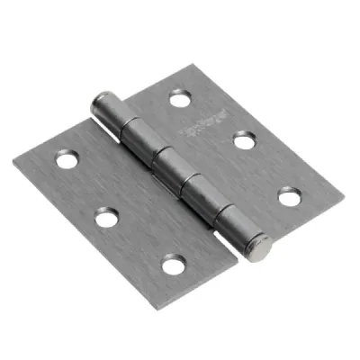 10 Bisagras Cuadradas 2.1/2' Topforge En Cromo Mate