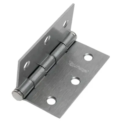 10 Bisagras Cuadradas 2.1/2' Topforge En Cromo Mate