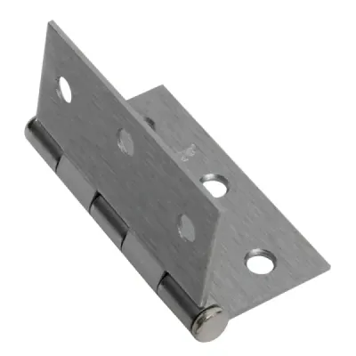 10 Bisagras Cuadradas 2.1/2' Topforge En Cromo Mate