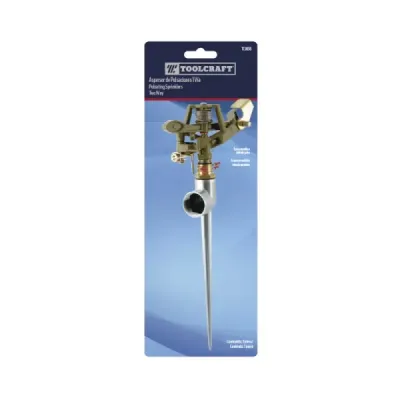 Aspersor Metálico 2 Vías 40 A 50 Psi Toolcraft Entrada 3/4'