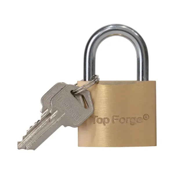 Candado Corto De Latón 40 Mm Topforge Resistente Al Corte (PF0132)