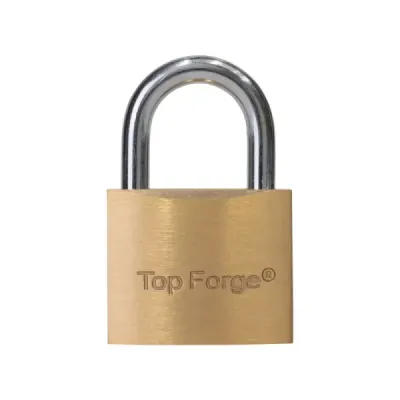 Candado Corto De Latón 40 Mm Topforge Resistente Al Corte
