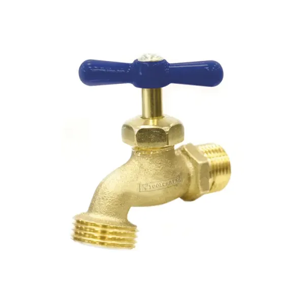 Llave De Agua 1/2' En Latón Toolcraft Con Salida De 3/4' (TC0864)