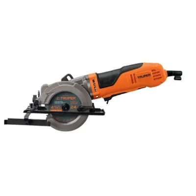 Sierra Circular Compacta De 4.1/2", 750 W, Uso Profesional Truper