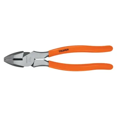 Alicate De Electricista De 8" Alta Palanca, Mango De Pvc Truper