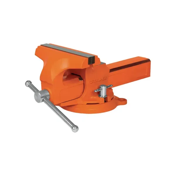 Prensa De Banco Profesional Tipo Europeo Giratoria De 5" Truper (TA-5-L - 100240)