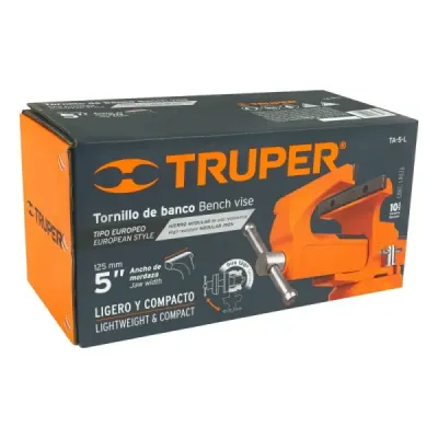 Prensa De Banco Profesional Tipo Europeo Giratoria De 5" Truper