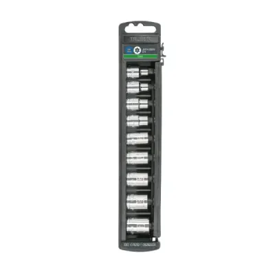 Juego De 10 Copas Torx Desde E7 Hasta E20, Cuadrante 3/8" Truper