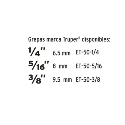 Grapadora Tipo Martillo En Acero Cromado De Uso Rudo Truper