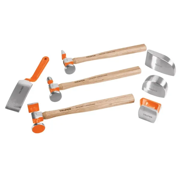 Combo De Martillos Y Entibadores Para Latonero, 7 Piezas Truper (JM-HO - 100785)