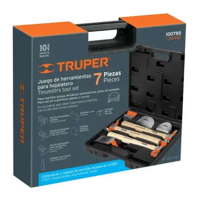 Combo De Martillos Y Entibadores Para Latonero, 7 Piezas Truper
