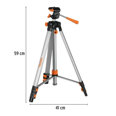 Tripié Trípode Nivel Láser 145 Cm Truper Telescópico 360°