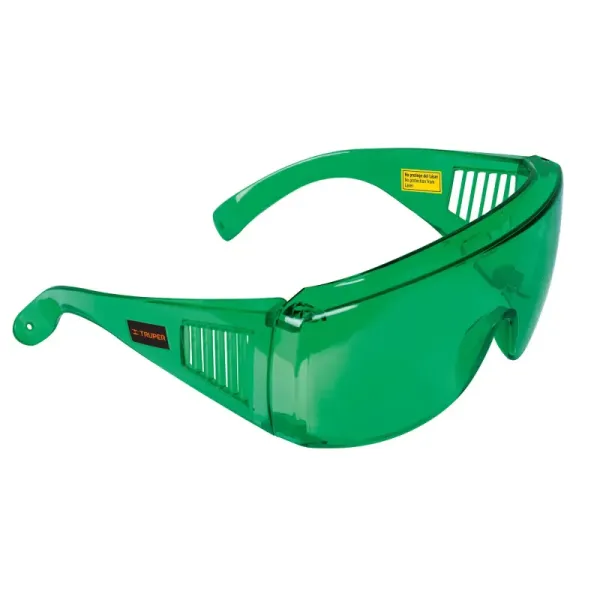 Gafas Verdes Para Láser Con Protección Uv Y Antirayaduras Truper (LEN-NL-V - 100812)