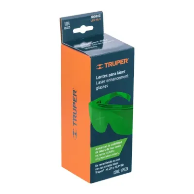 Gafas Verdes Para Láser Con Protección Uv Y Antirayaduras Truper