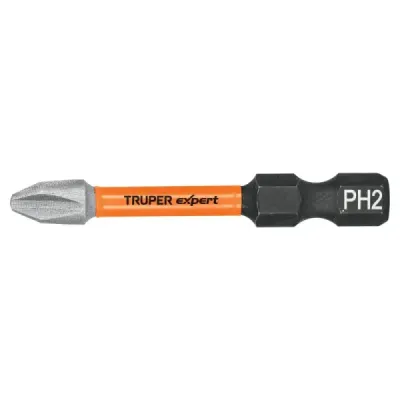 Juego De 5 Puntas De Impacto Estrella Ph2 De 2" Zanco 1/4" Truper