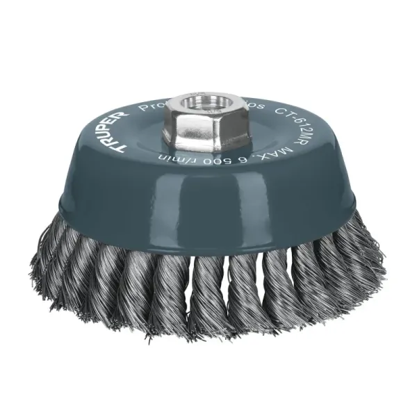 Grata Copa De Alambre Trenzado Fino De 5", Multi Rosca Truper (CT-612MR - 100853)