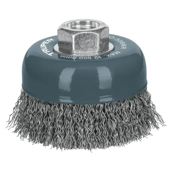 Grata Copa De Alambre Ondulado Fino De 3", Multi-Rosca Truper (CO-508MR - 100857)