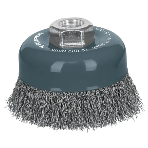 Grata Copa De Alambre Ondulado Fino De 4", Multi-Rosca Truper (CO-510MR - 100858)