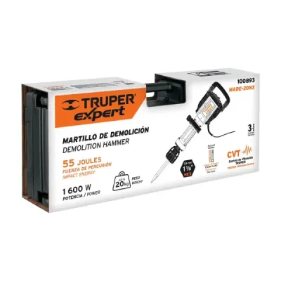 Martillo Demolición 1600 W 55 J Industrial Truper Expert