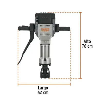 Martillo De Demolición 2.000 W 62 Joules, Industrial Truper