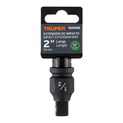 Extensión De Impacto Largo 2", Cuadrante 1/2" Profesional Truper