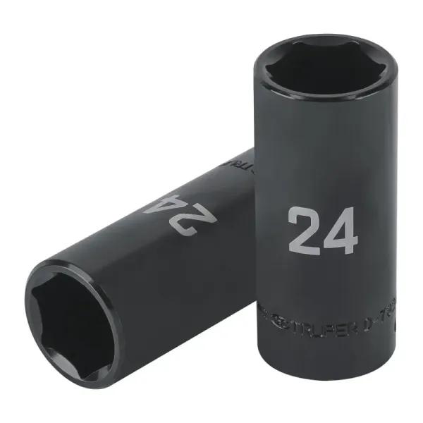 Copa Larga De Impacto 6 Puntas De 24 Mm Cuadrante 1/2" Truper (D-7324-ML - 100923)