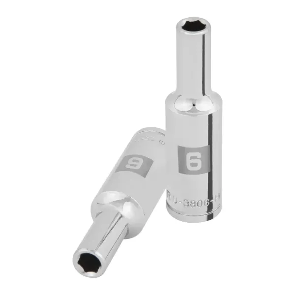 Copa Estándar Larga 6 Mm De 6 Puntas, Cuadrante De 3/8" Truper (D-3806-HM-L - 100991)
