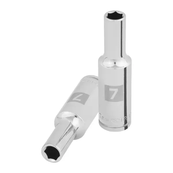 Copa Estándar Larga 7 Mm De 6 Puntas, Cuadrante De 3/8" Truper (D-3807-HM-L - 100992)