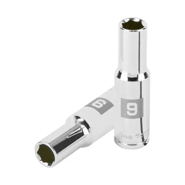 Copa Estándar Larga 9 Mm De 6 Puntas, Cuadrante De 3/8" Truper (D-3809-HM-L - 100994)